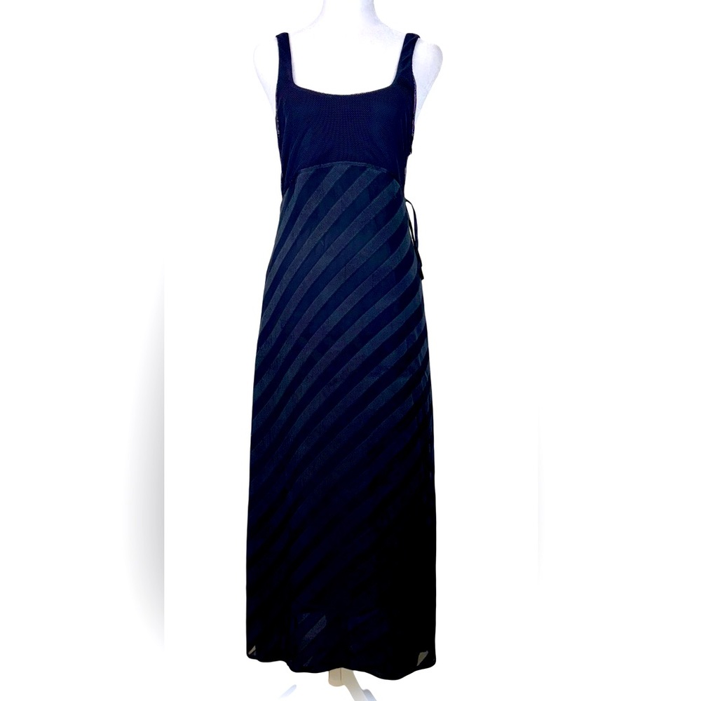 VERSUS by GIANNI VERSACE MAXI DRESS IN BLACK